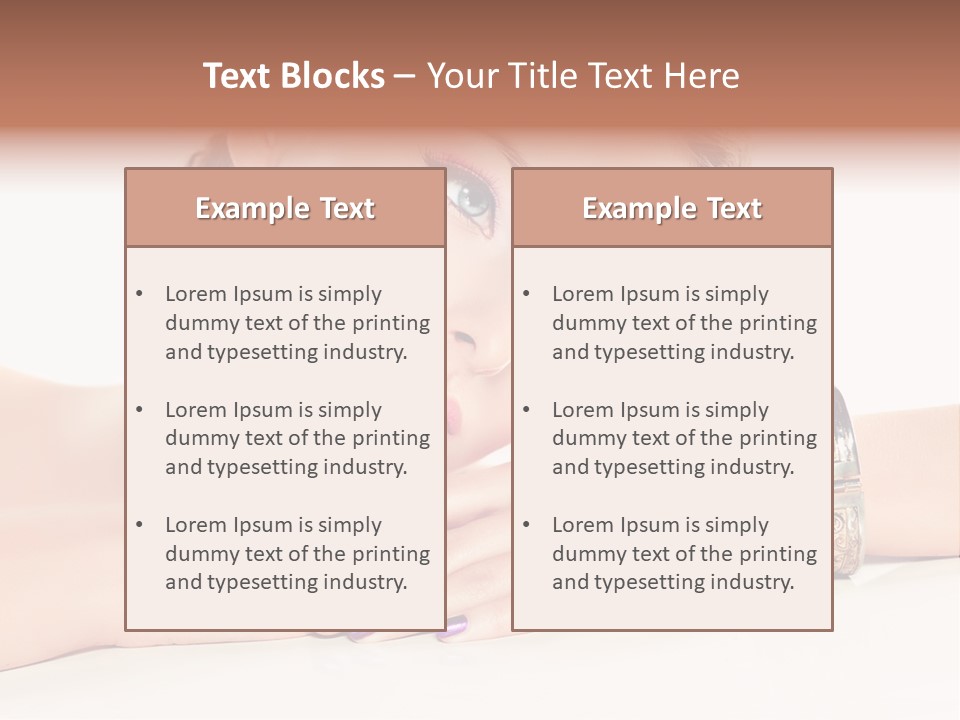 Close Up Eye Style PowerPoint Template