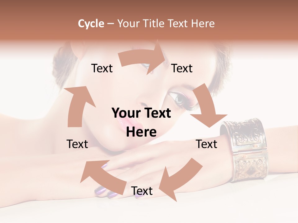 Close Up Eye Style PowerPoint Template