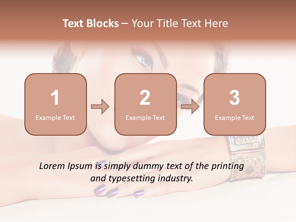 Close Up Eye Style PowerPoint Template