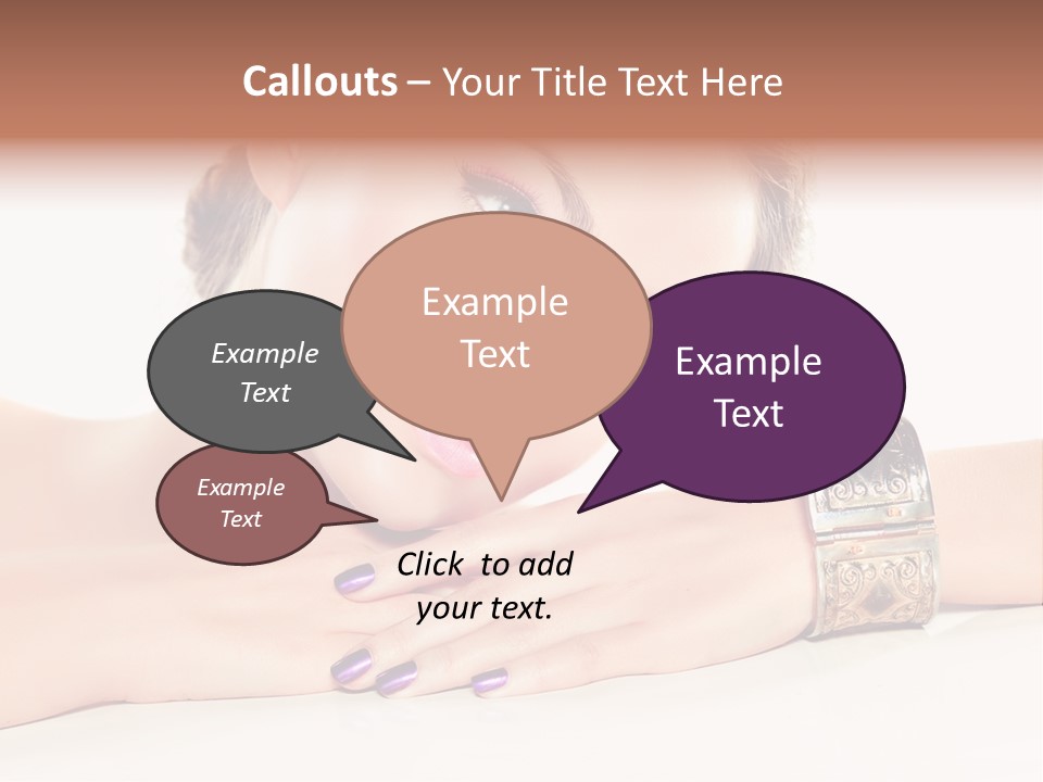 Close Up Eye Style PowerPoint Template