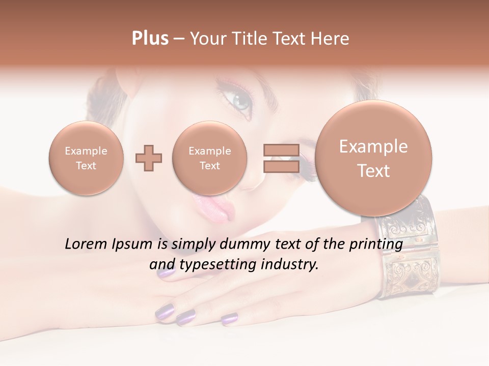 Close Up Eye Style PowerPoint Template