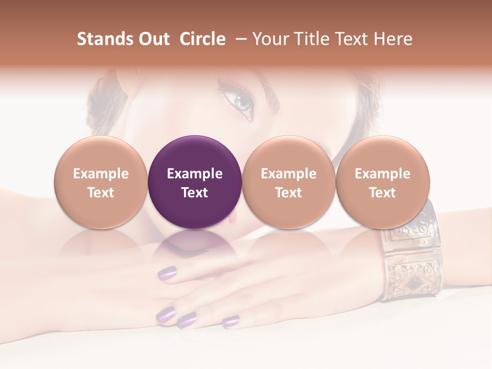 Close Up Eye Style PowerPoint Template