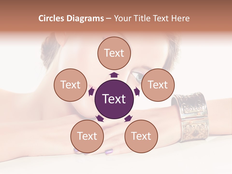 Close Up Eye Style PowerPoint Template