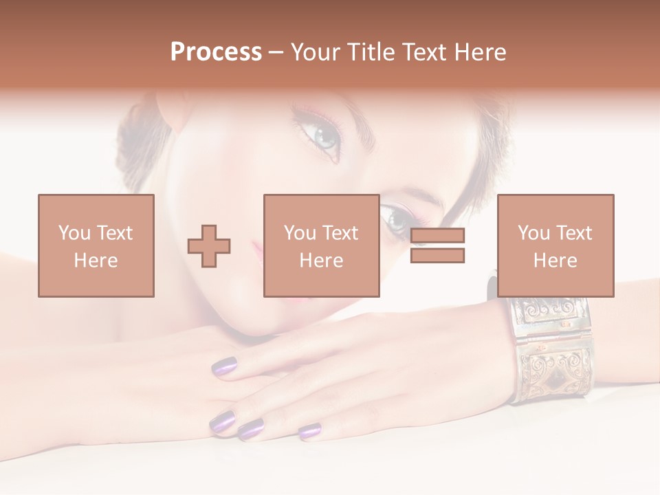 Close Up Eye Style PowerPoint Template
