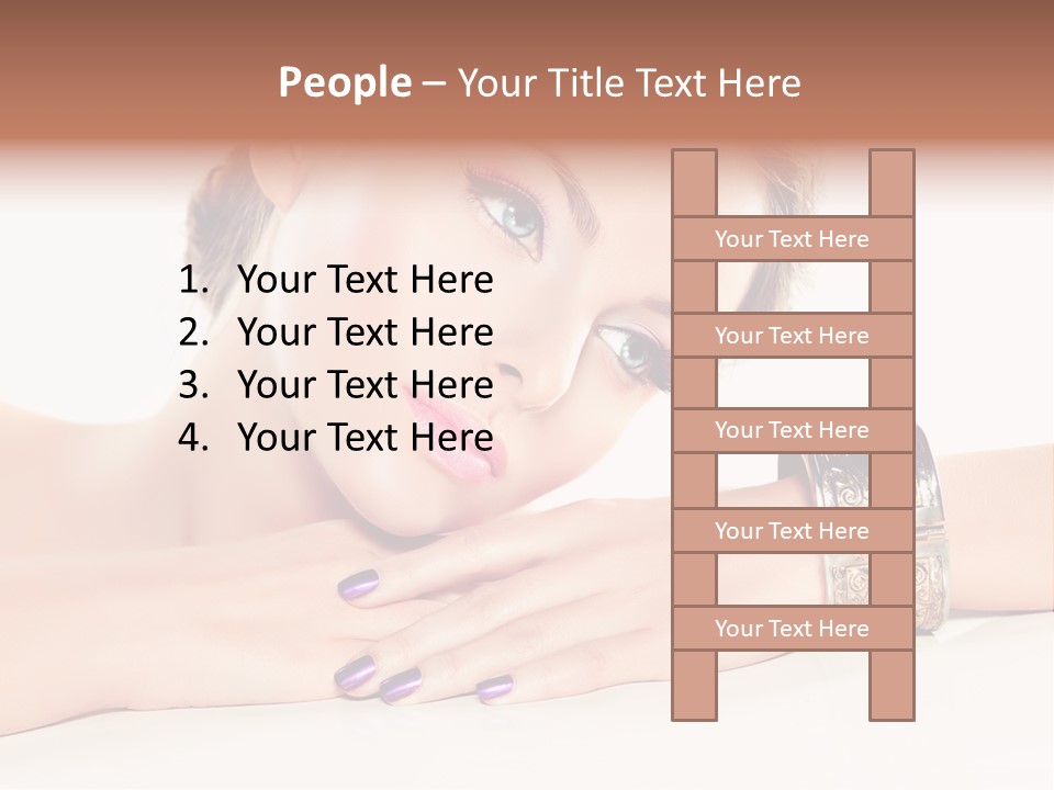 Close Up Eye Style PowerPoint Template