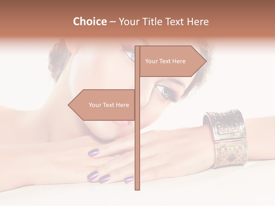 Close Up Eye Style PowerPoint Template