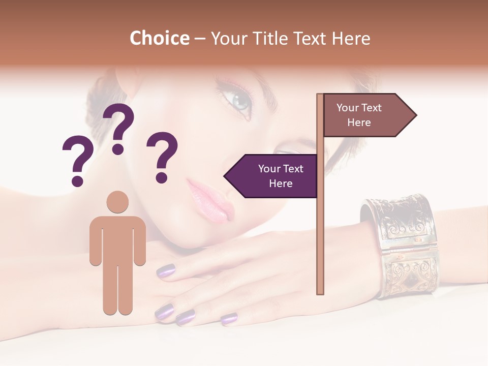 Close Up Eye Style PowerPoint Template