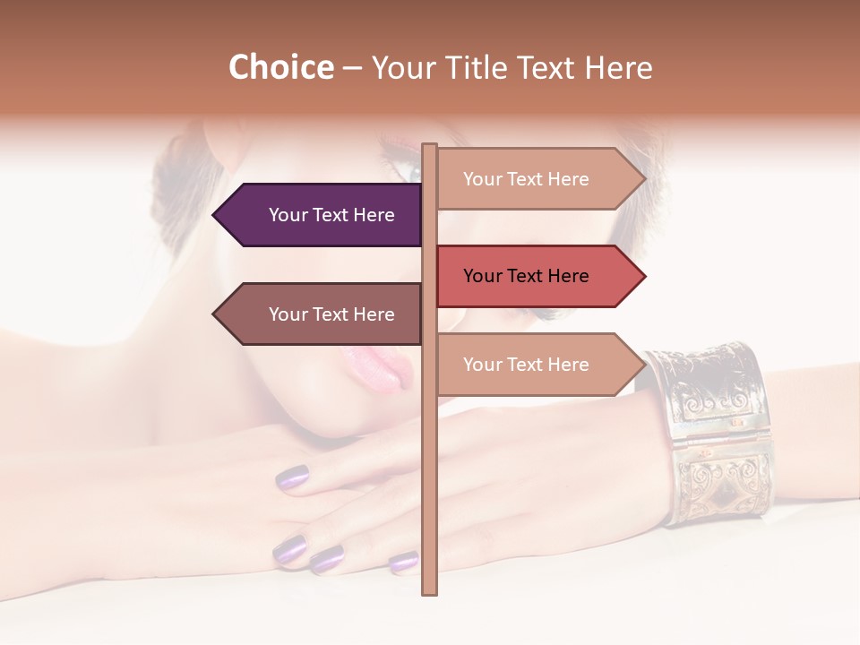 Close Up Eye Style PowerPoint Template