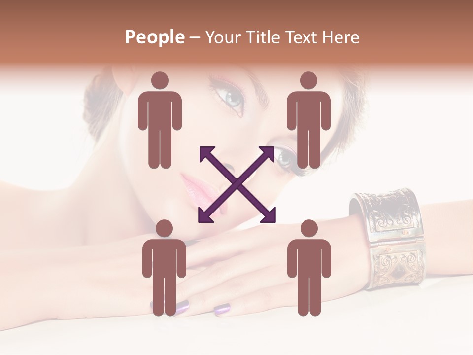 Close Up Eye Style PowerPoint Template