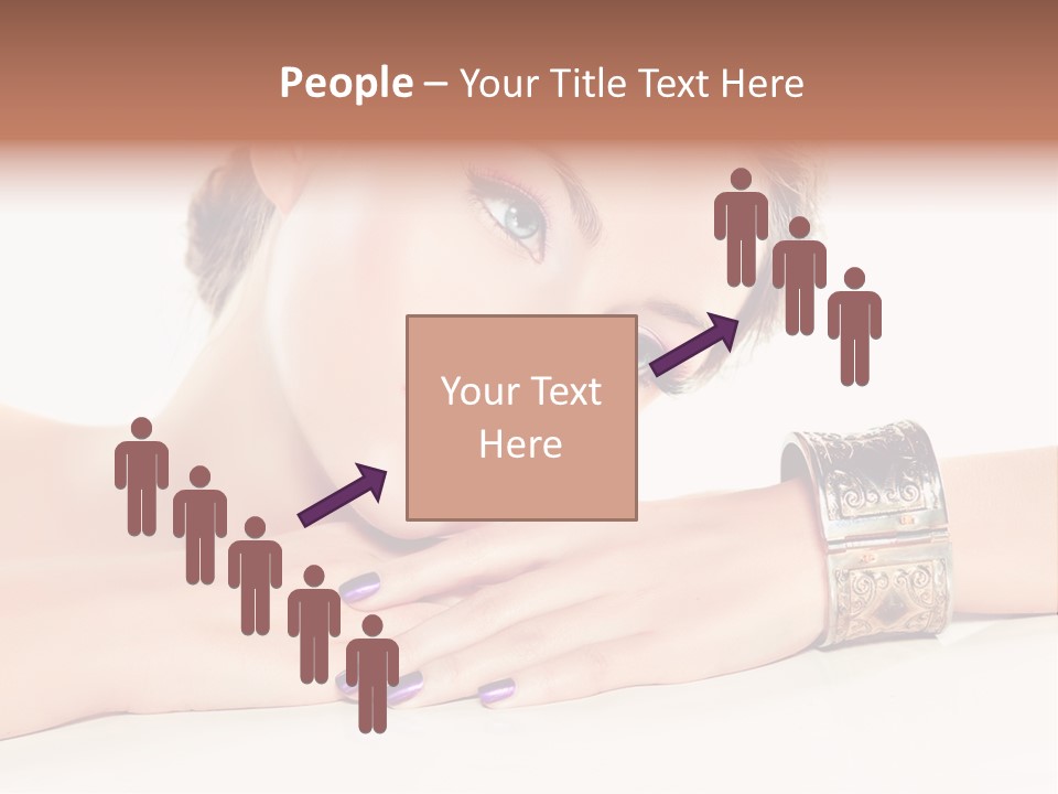 Close Up Eye Style PowerPoint Template