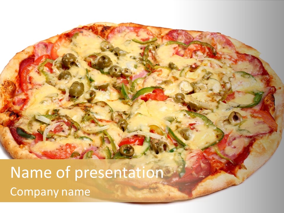 Onion Junk Gourmet PowerPoint Template