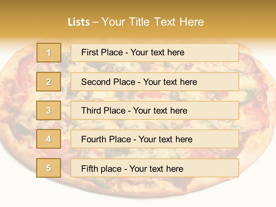 Onion Junk Gourmet PowerPoint Template