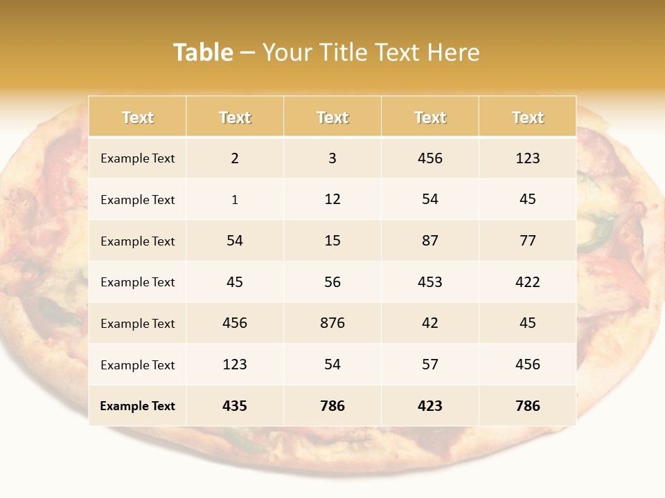 Onion Junk Gourmet PowerPoint Template