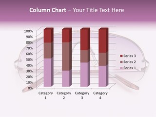 Cute Isolated Glasses PowerPoint Template