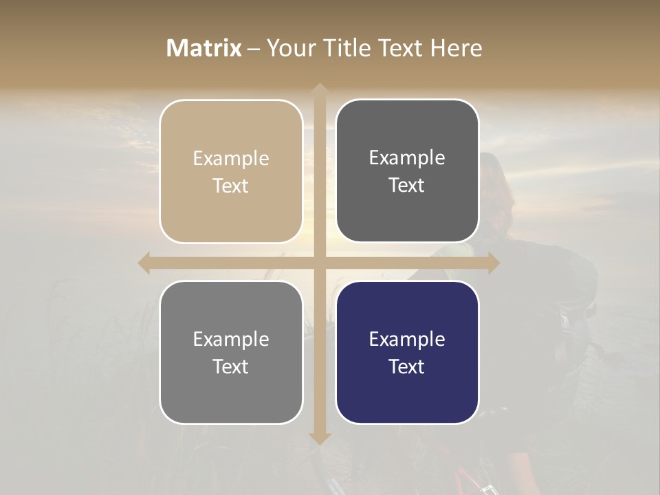 Hiking Leisure Peak PowerPoint Template