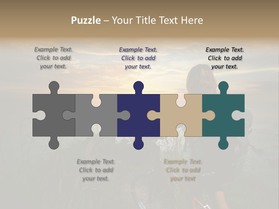 Hiking Leisure Peak PowerPoint Template