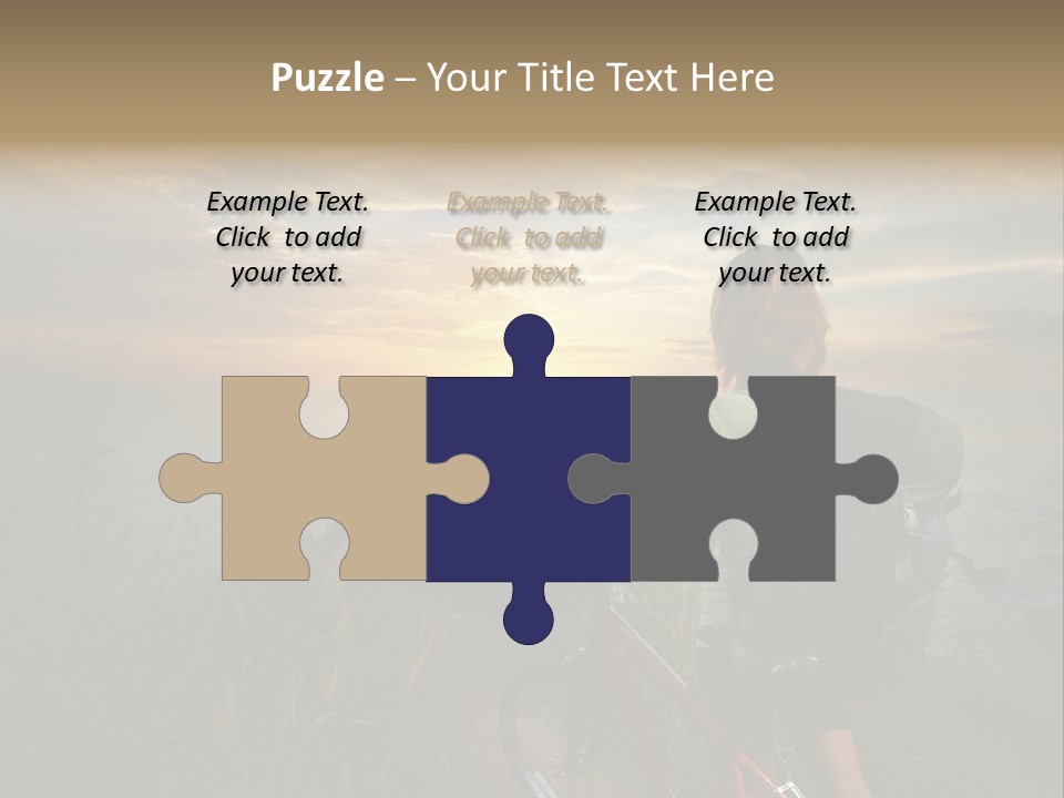 Hiking Leisure Peak PowerPoint Template