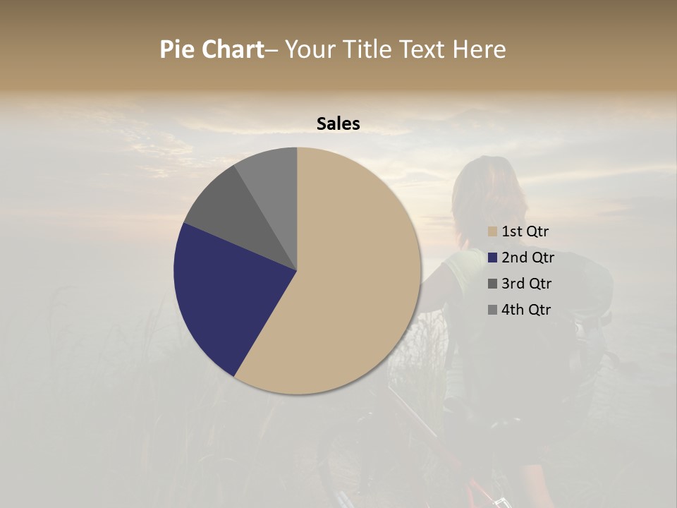 Hiking Leisure Peak PowerPoint Template