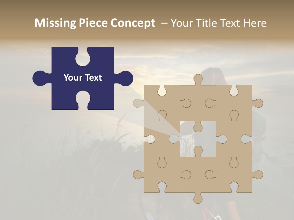 Hiking Leisure Peak PowerPoint Template