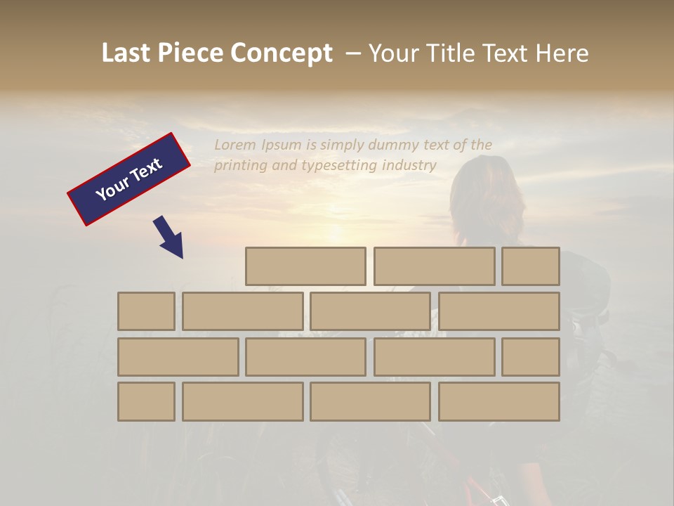 Hiking Leisure Peak PowerPoint Template