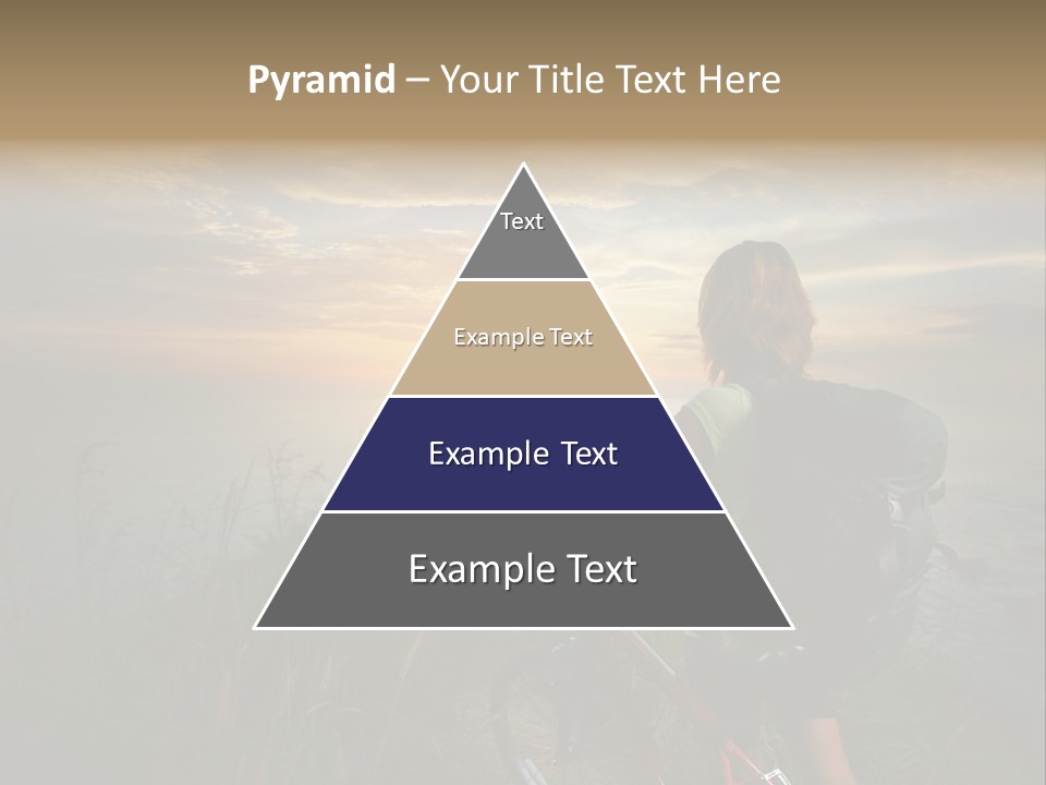 Hiking Leisure Peak PowerPoint Template