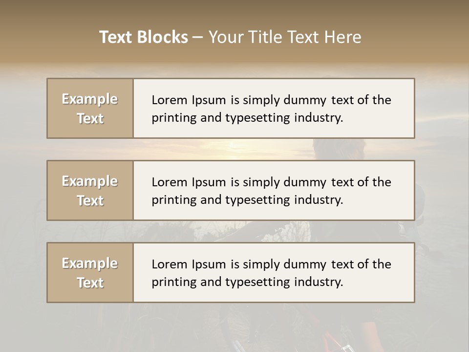 Hiking Leisure Peak PowerPoint Template