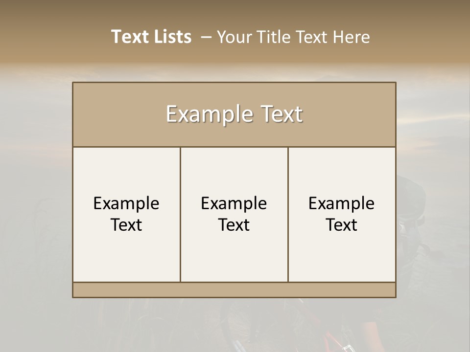 Hiking Leisure Peak PowerPoint Template
