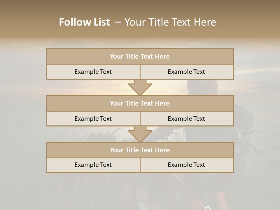 Hiking Leisure Peak PowerPoint Template