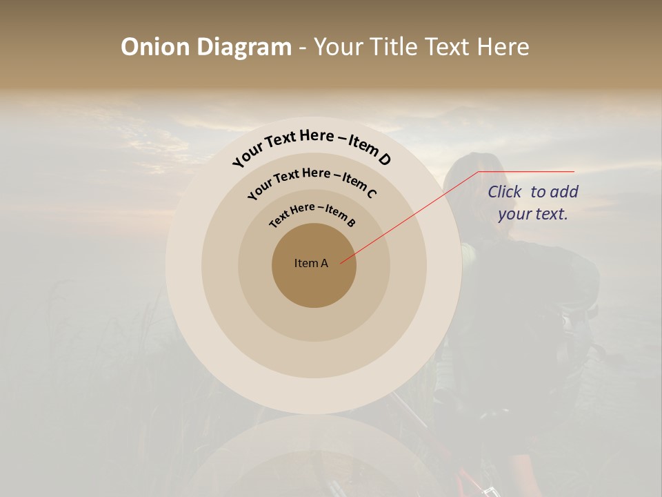 Hiking Leisure Peak PowerPoint Template