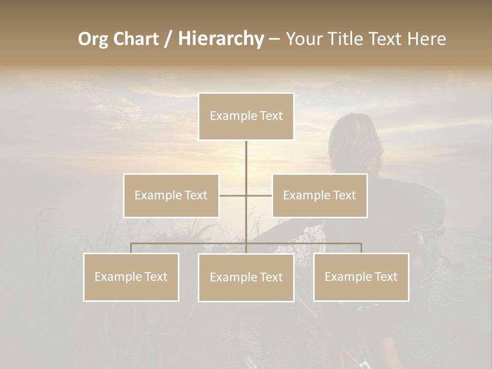 Hiking Leisure Peak PowerPoint Template