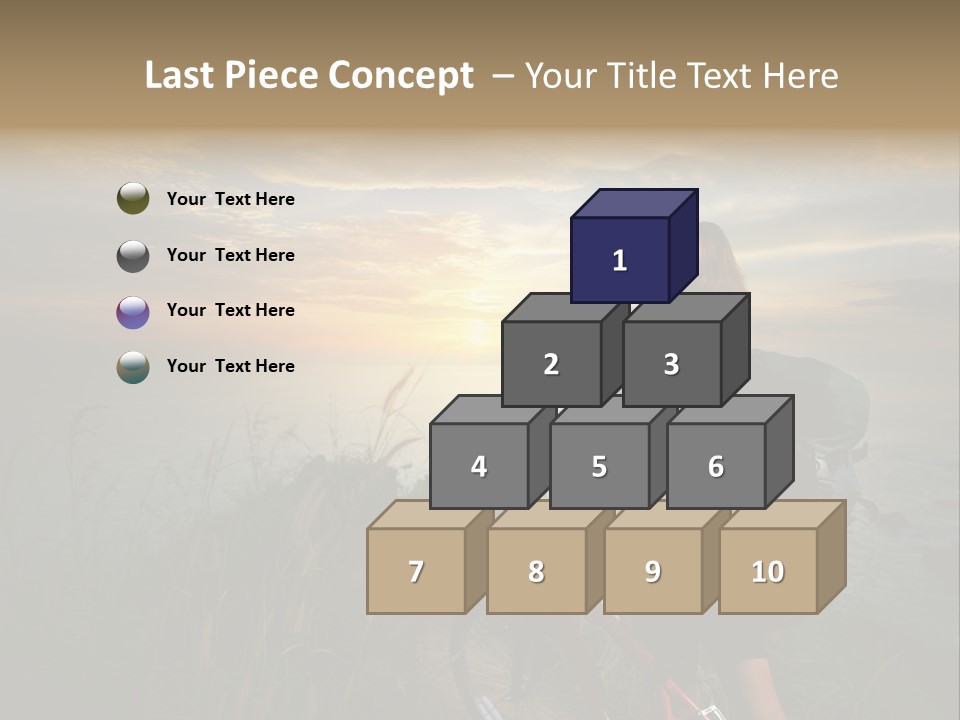 Hiking Leisure Peak PowerPoint Template