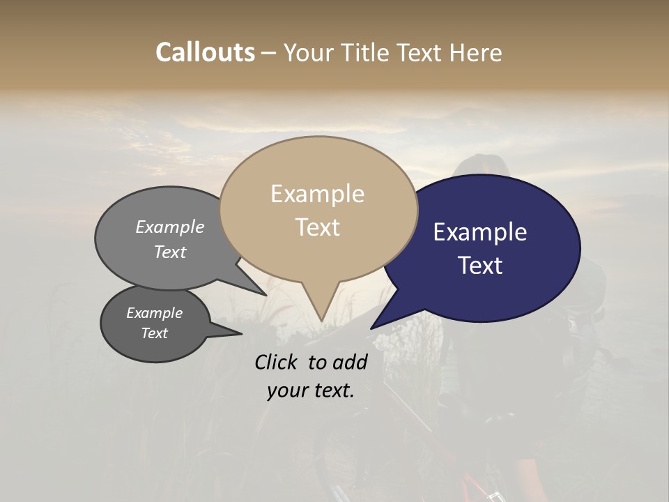 Hiking Leisure Peak PowerPoint Template