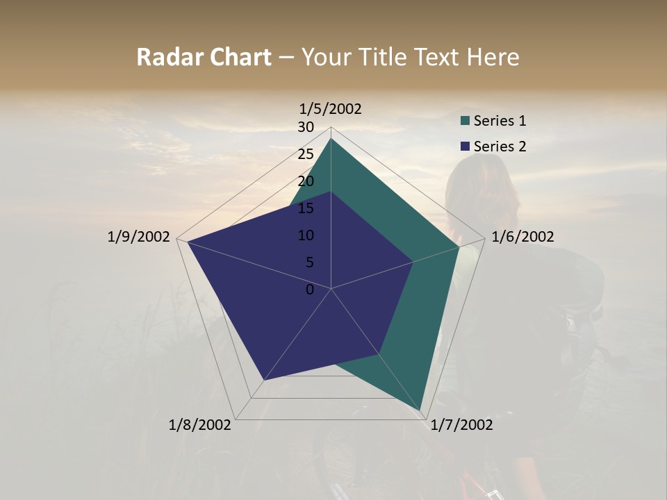 Hiking Leisure Peak PowerPoint Template