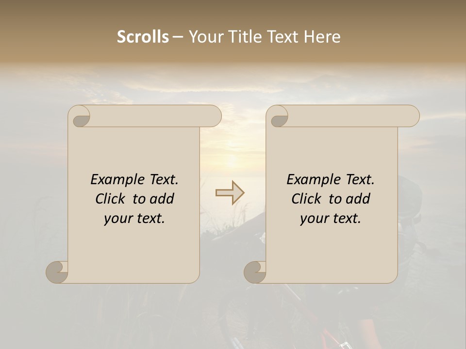 Hiking Leisure Peak PowerPoint Template