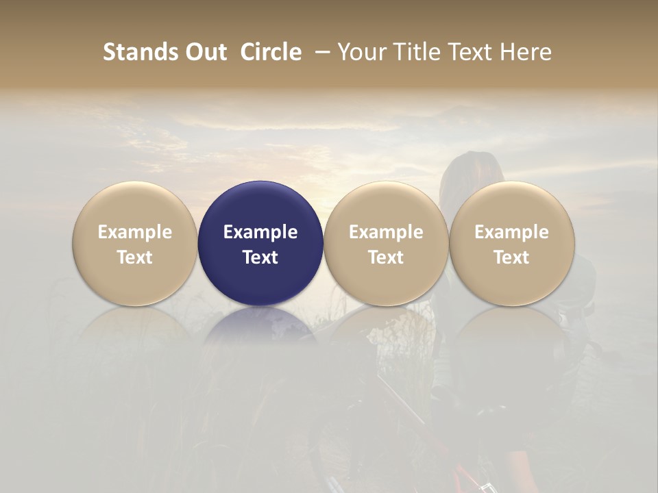 Hiking Leisure Peak PowerPoint Template