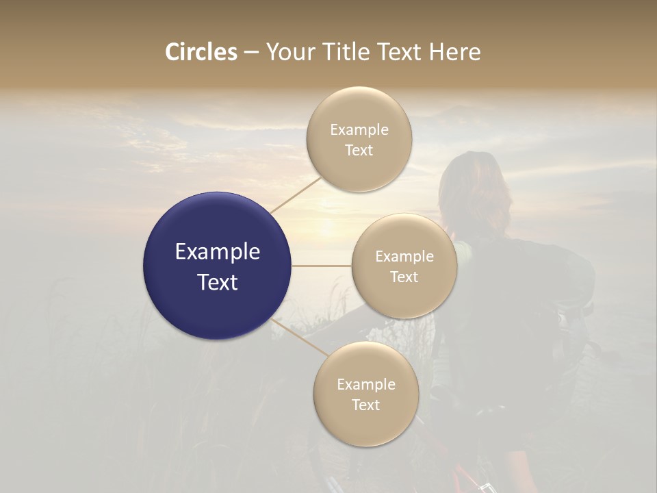 Hiking Leisure Peak PowerPoint Template