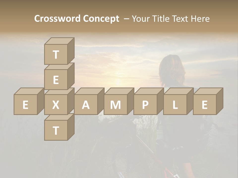 Hiking Leisure Peak PowerPoint Template