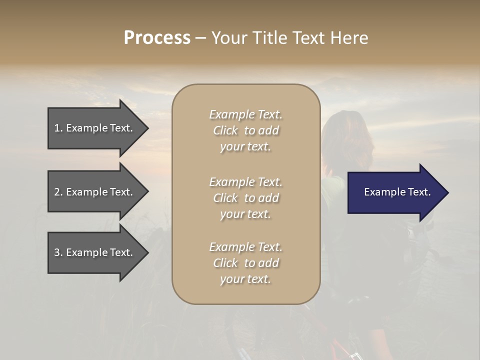 Hiking Leisure Peak PowerPoint Template