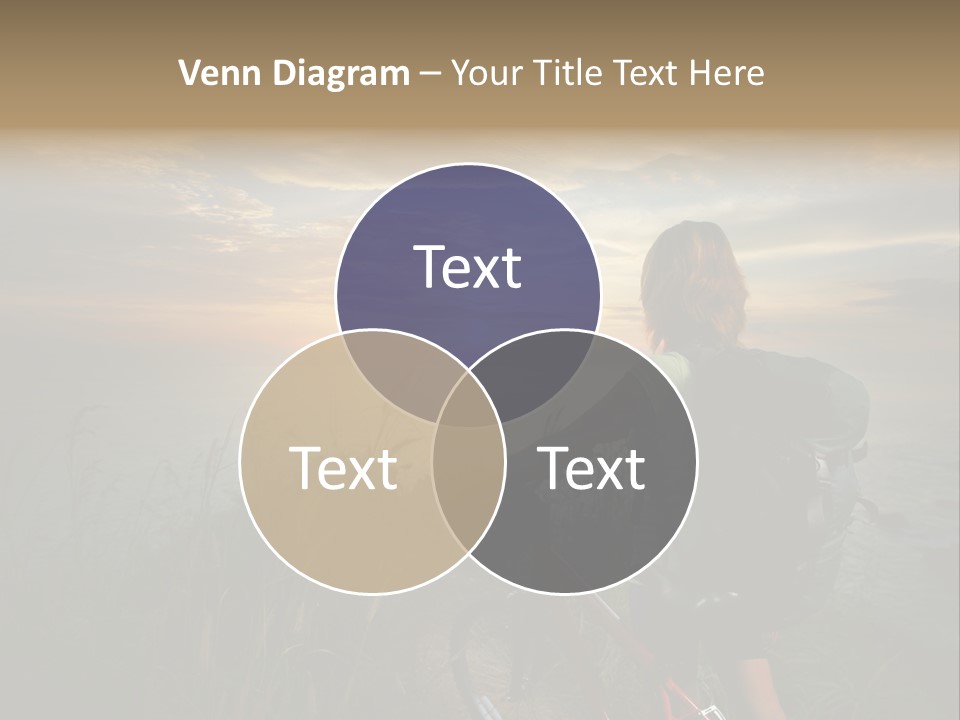 Hiking Leisure Peak PowerPoint Template