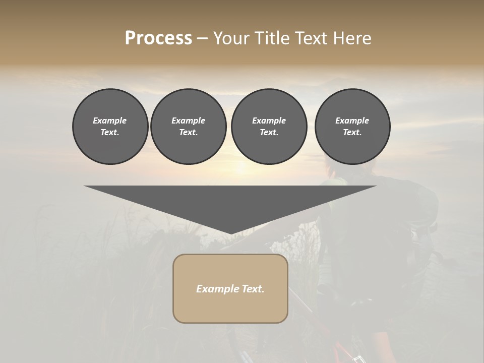Hiking Leisure Peak PowerPoint Template