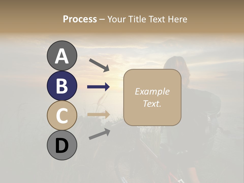 Hiking Leisure Peak PowerPoint Template