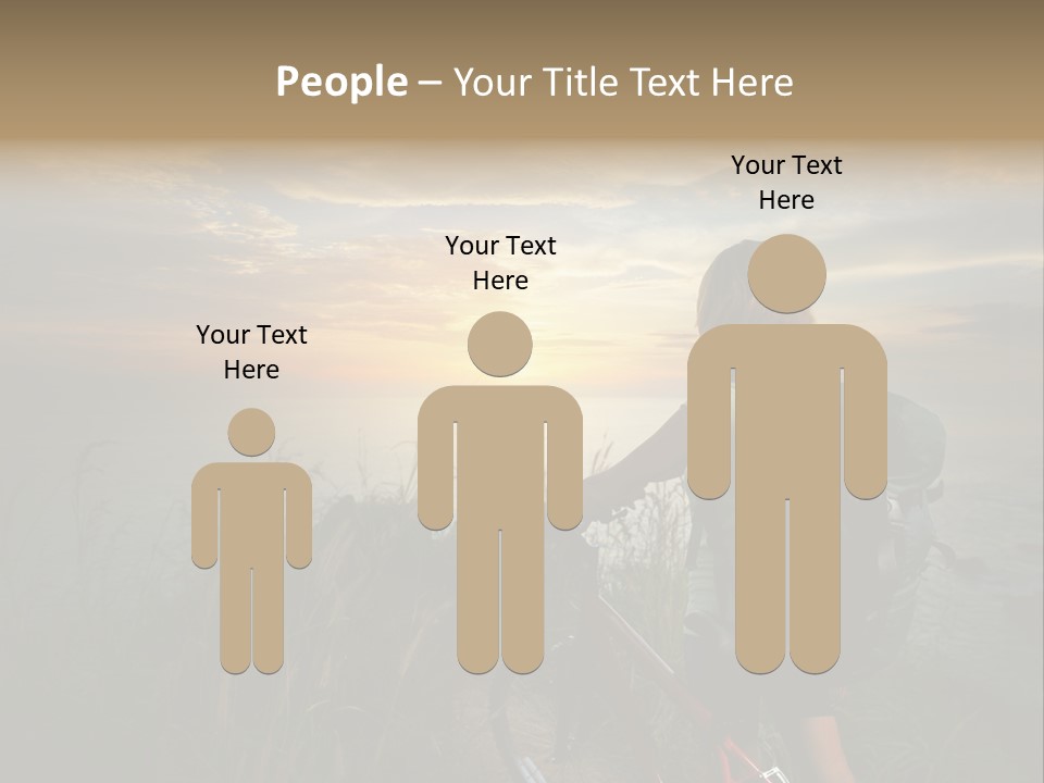 Hiking Leisure Peak PowerPoint Template