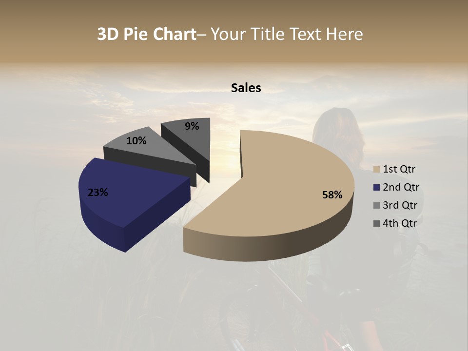 Hiking Leisure Peak PowerPoint Template