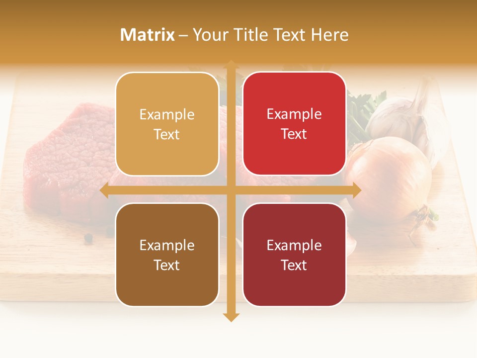Kitchen Chop Pepper PowerPoint Template