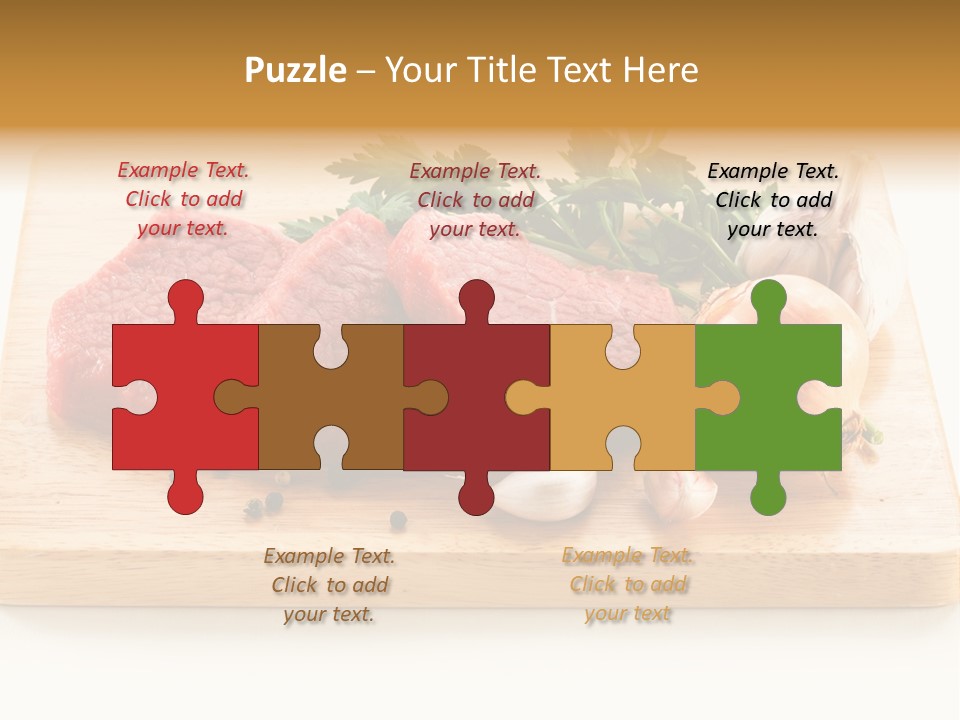 Kitchen Chop Pepper PowerPoint Template