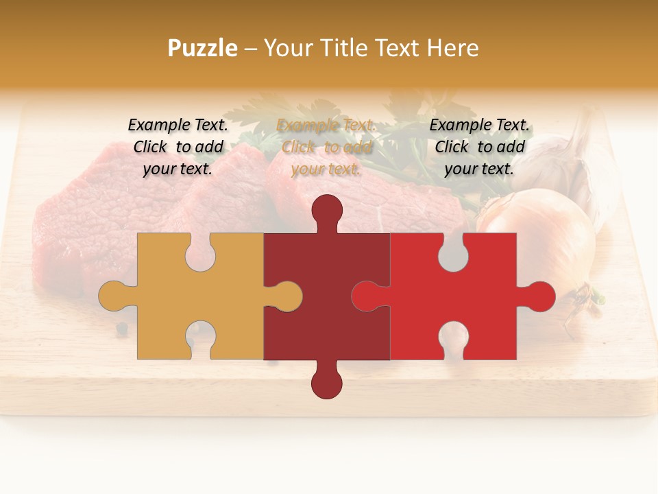 Kitchen Chop Pepper PowerPoint Template