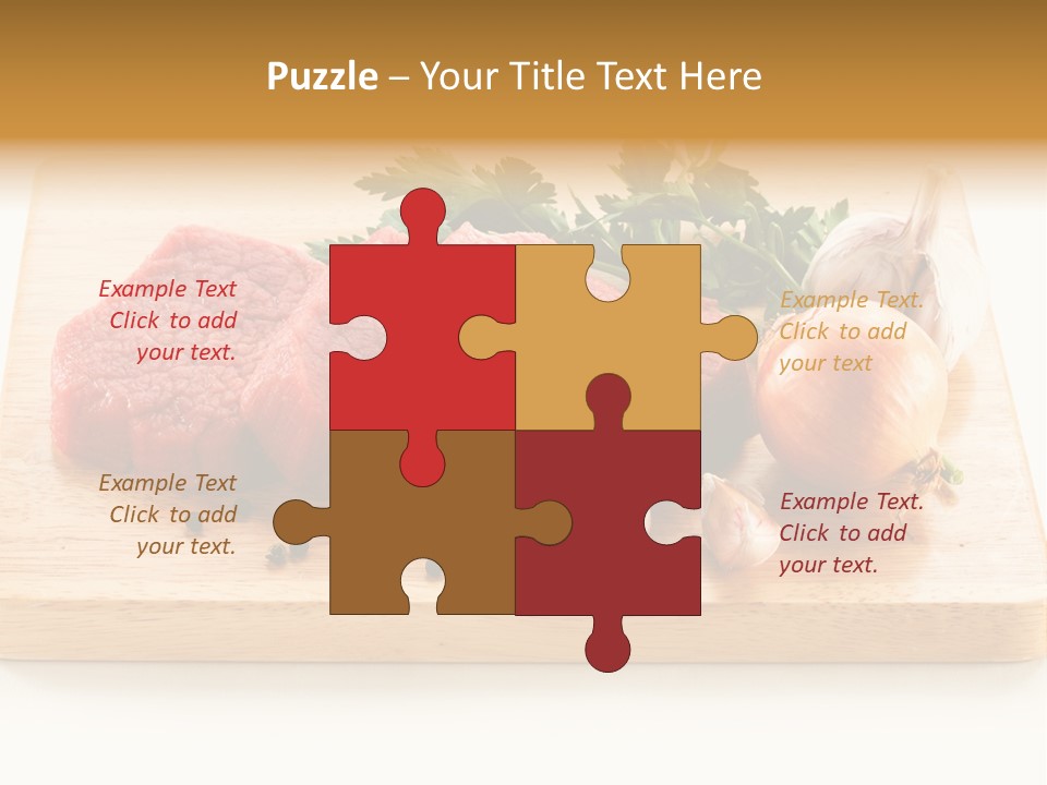 Kitchen Chop Pepper PowerPoint Template