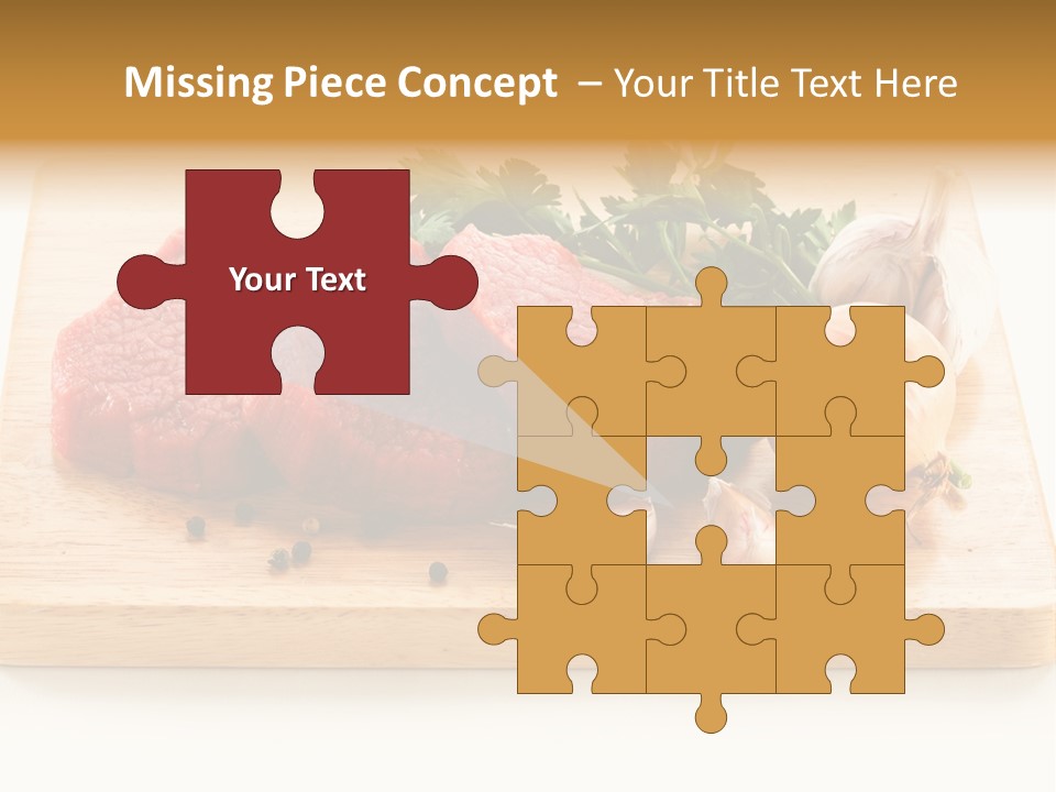 Kitchen Chop Pepper PowerPoint Template