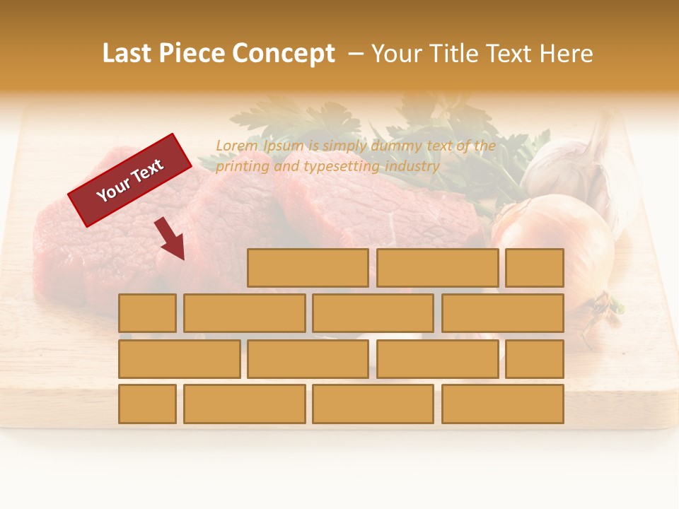 Kitchen Chop Pepper PowerPoint Template