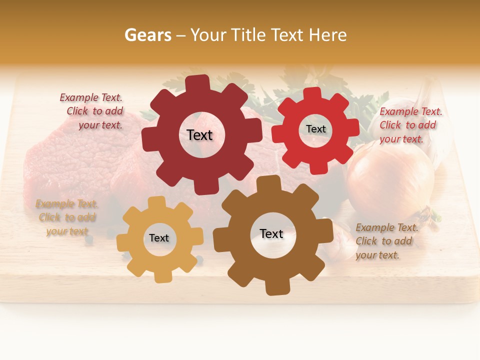 Kitchen Chop Pepper PowerPoint Template